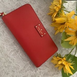 NWT Kate Spade Neda grove street zip around wallet
